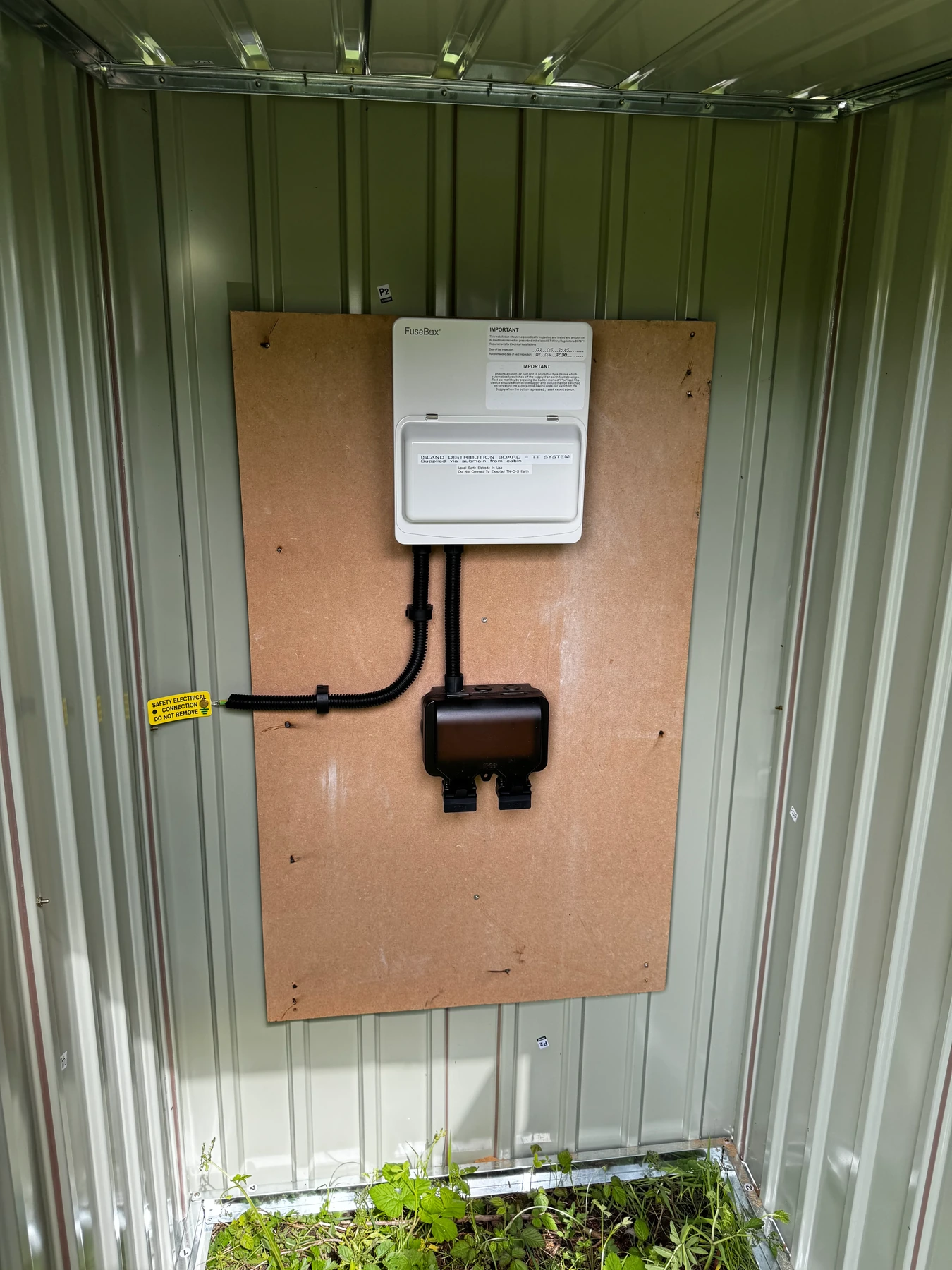 Cable containment and protection installed at the Ringstead Fishery commercial electrical project