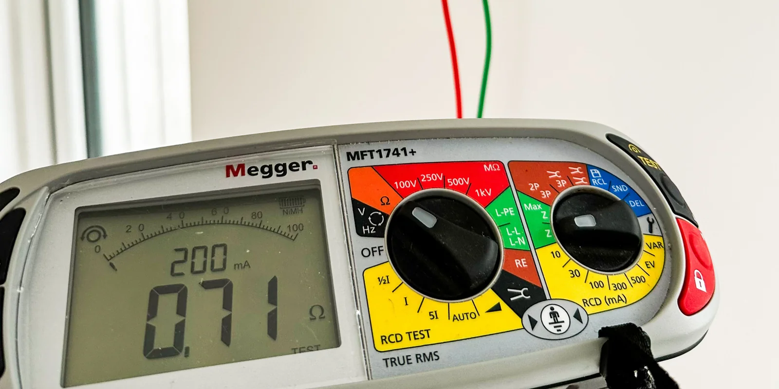 Qualified electrician carrying out electrical inspection and fault testing in Kettering — Entigen NAPIT-registered emergency response